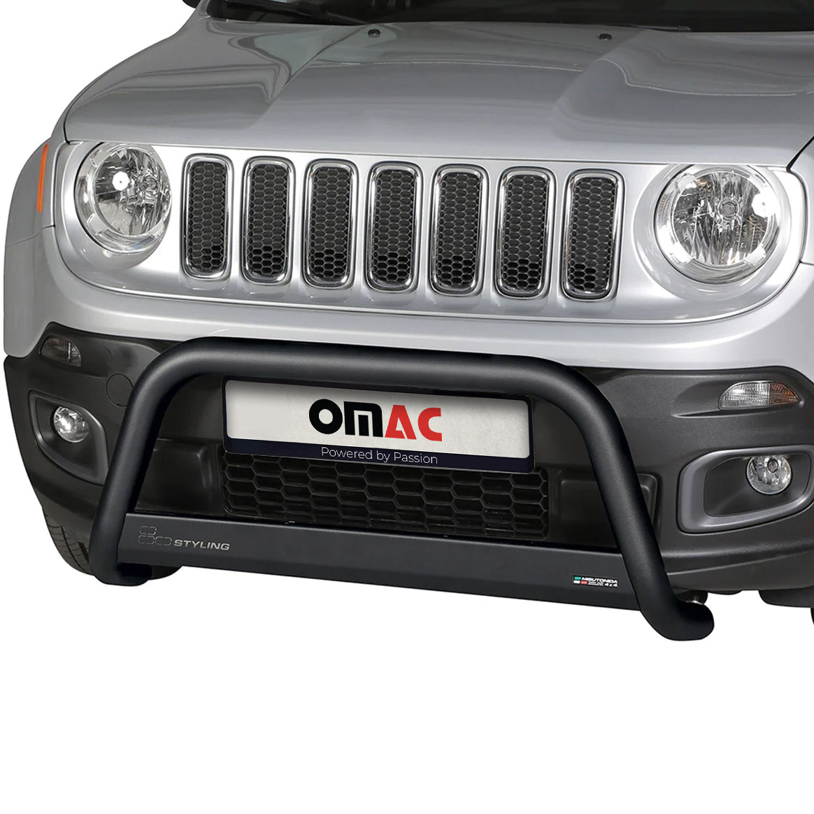 Jeep Renegade Bullbar - Omac - Black - '15-'18